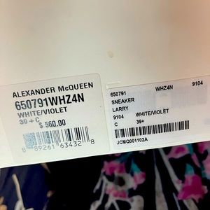 Alexander McQueen size 39 women’s used shoes